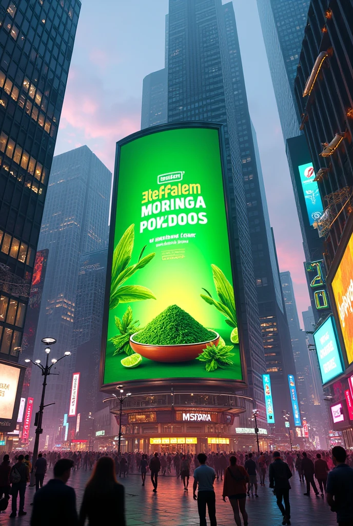 Big city advertising Tesfalem moringa poweder