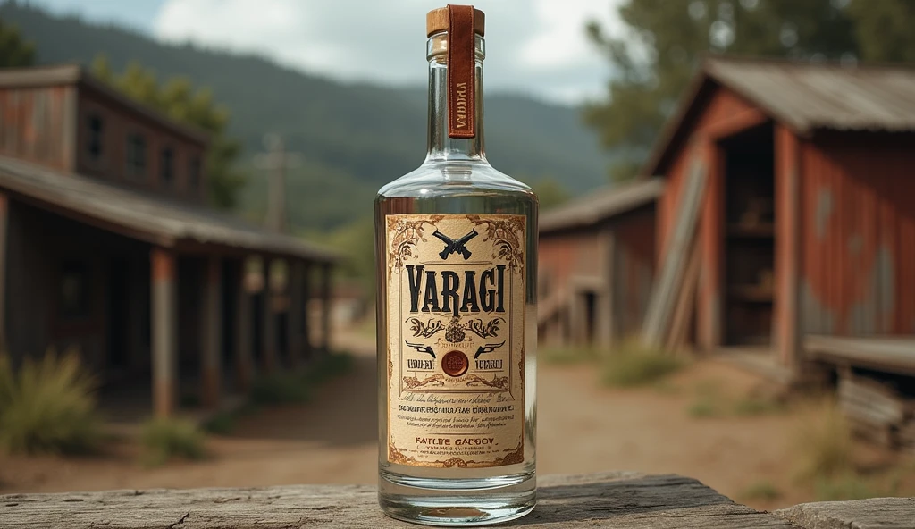 Home made vodka brand name is "VARAGI",western style