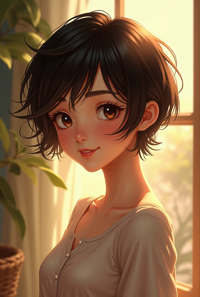 The 2nd girl with short hair e2