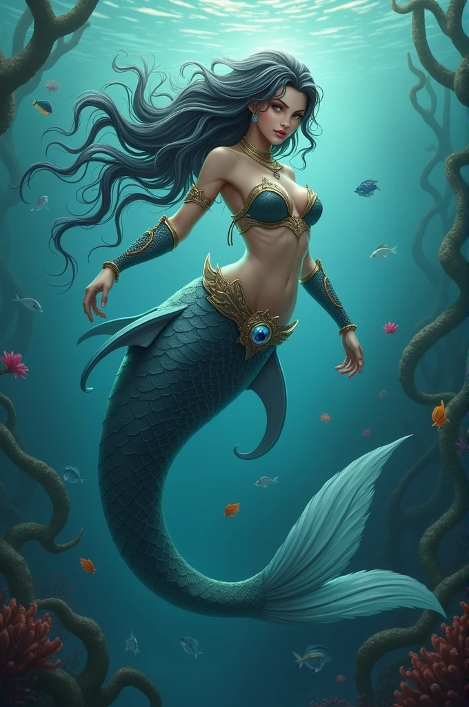 A mermaid shark