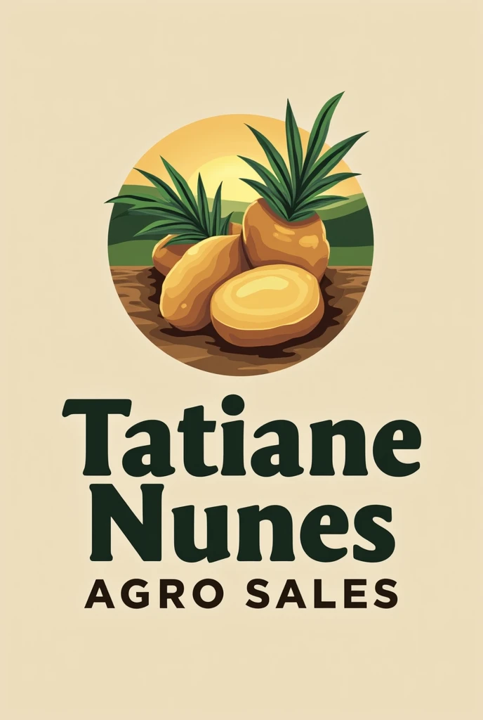 logotype: Tatiane Nunes agro sales Potatoes Direct from the Producer 