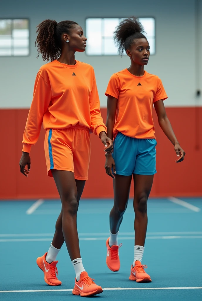 Create a beautiful sports report for men and women with panton, Matching sweater and t-shirt