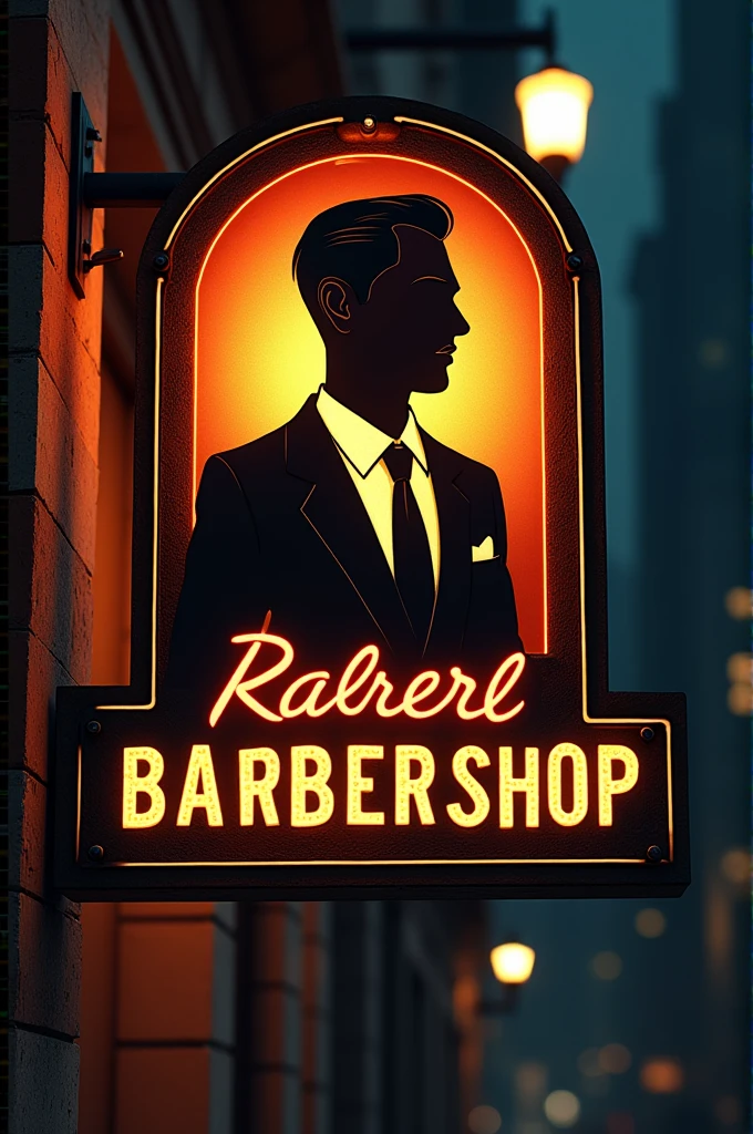 Gangster Reference Barbershop Sign
