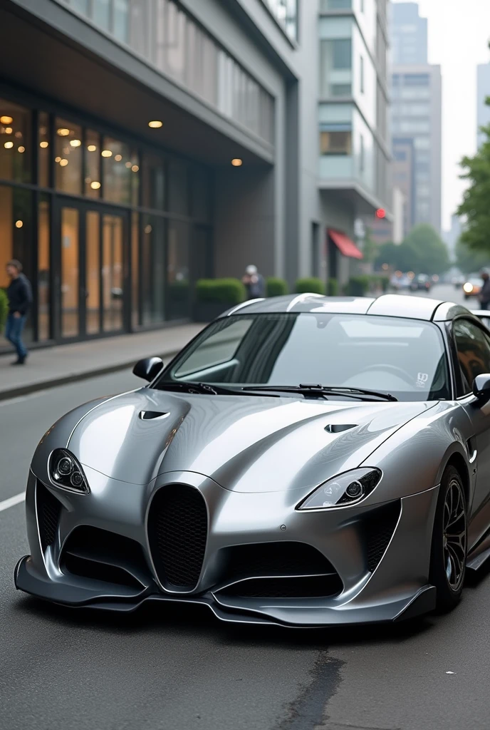 Snake-shaped front bumper for a 2000 Toyota Celica