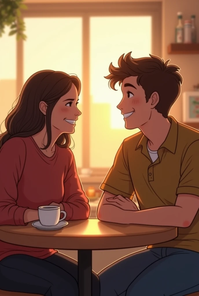 Alex and Jake found themselves laughing at similar jokes and sharing stories from their lives. The initial discomfort began to fade as they realized how similar they were.