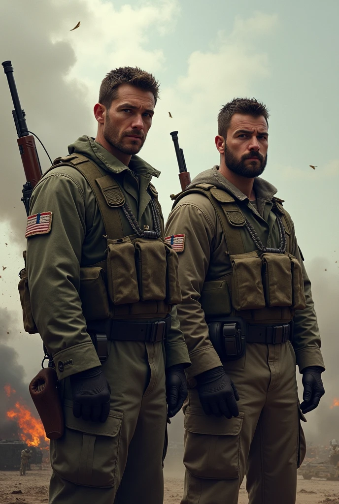 Two men united for war