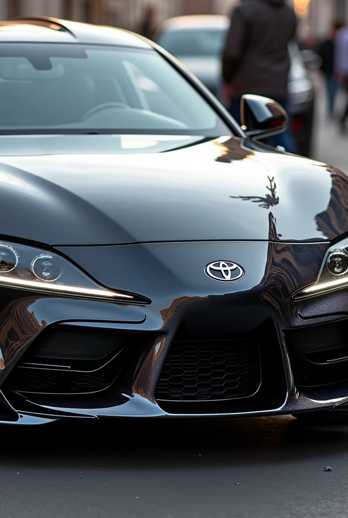 Snake-shaped front bumper for a seventh-generation Toyota Celica