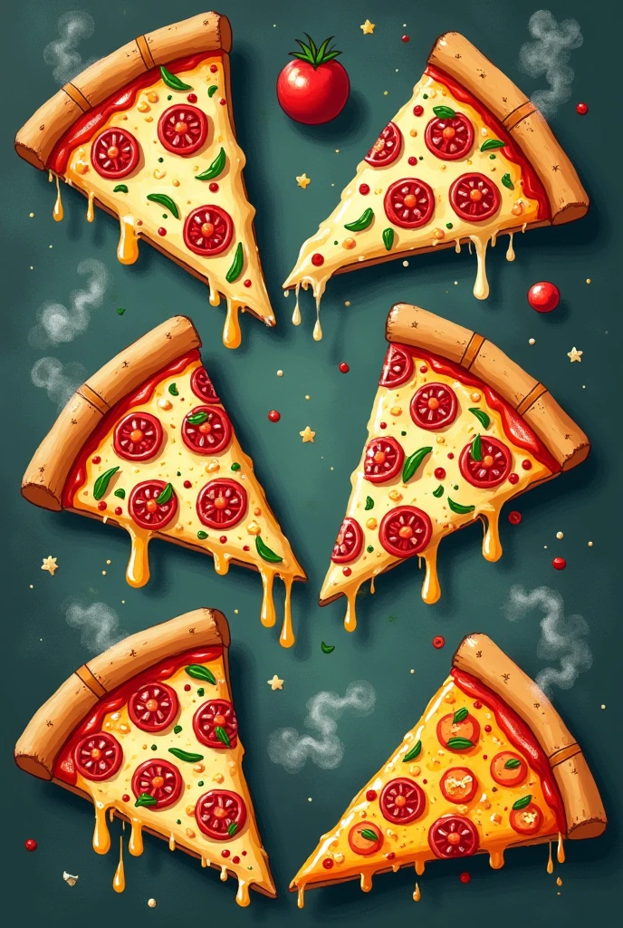 PIZZA DRAWINGS