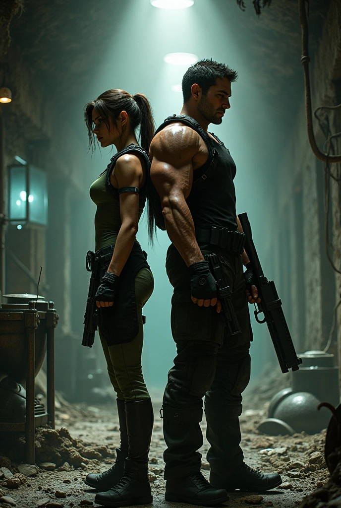 Lara CROFT con Cris redfield