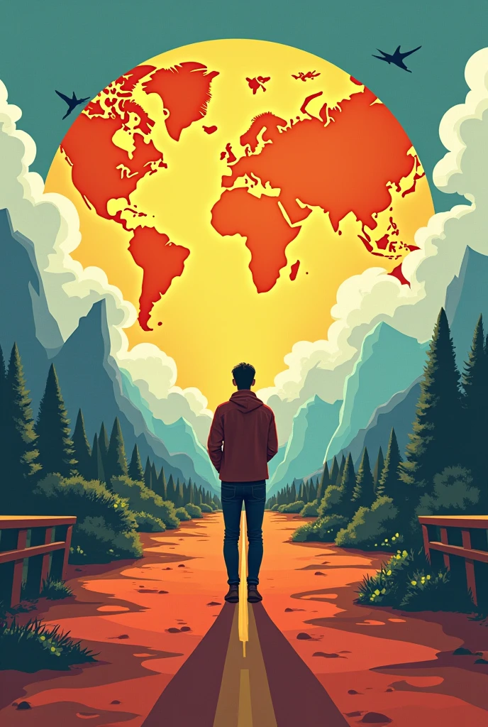 create an image to draw representing article 13 of the universal declaration of human rights."Everyone has the right to move freely and choose his residence within a State.. 2. Everyone has the right to leave the country he or she is in., including yours, and the right to return to your country.