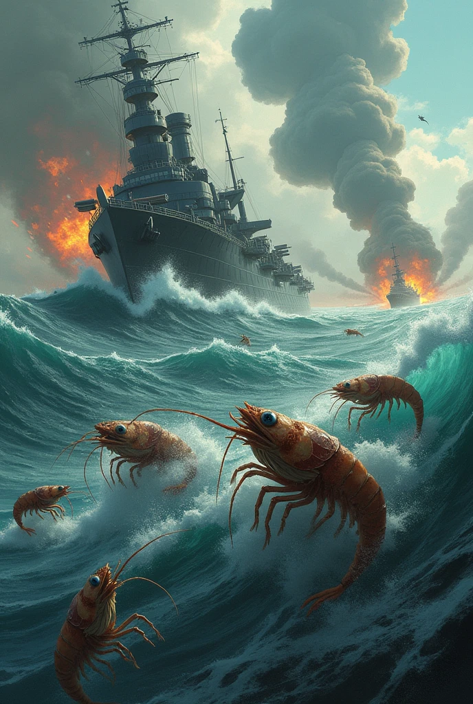 Draw the battle of the Pacific War: The shameful withdrawal of shrimp 
