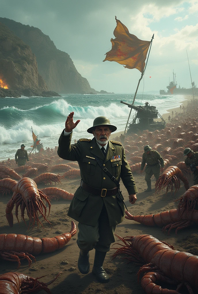 Draw the battle of the Pacific War: The shameful withdrawal of shrimp from Bolivia