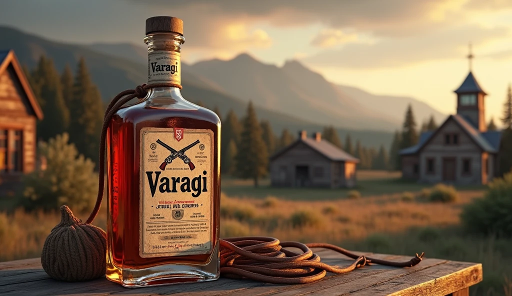 Home made vodka brand name is "VARAGI",western style