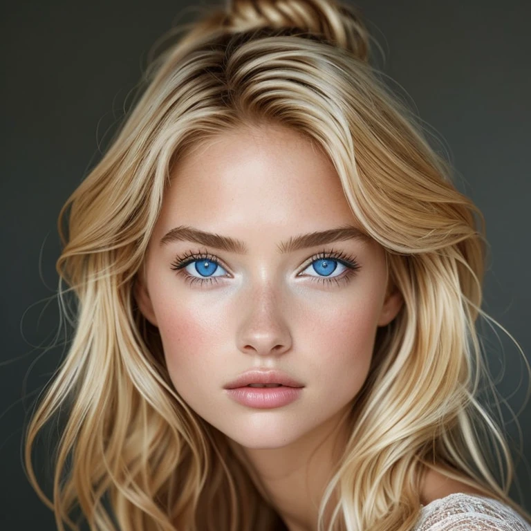 (Medium Close up):1.6), best quality, masterpiece, ultra high resolution, (photorealestic:1.4), RAW-Foto, 1 girl, blond hair, blue eyes, detailed eyes and face,(masterpiece, best quality:1.2), 1girl, 独奏