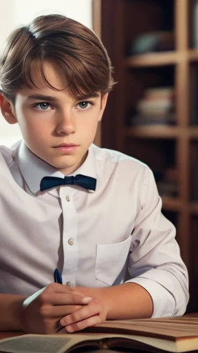 A young Abendroth man focus on the character's face