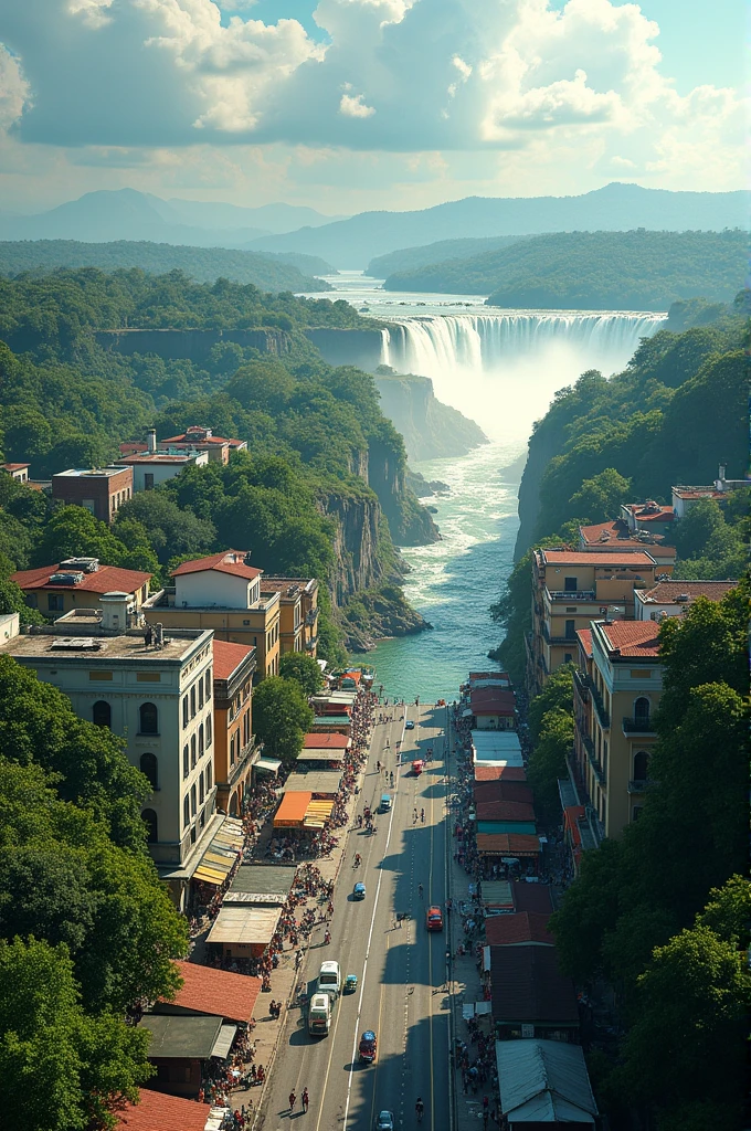 Foz Iguazu city 
