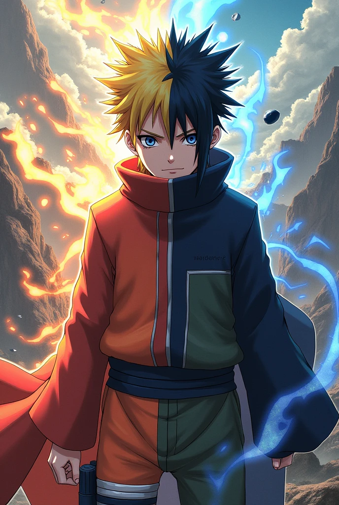 anime naruto and sasuke fusion