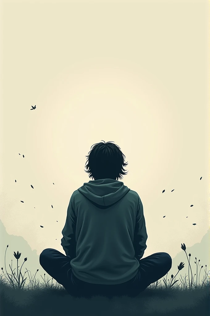 Create a cover with the title of "Emotional management"