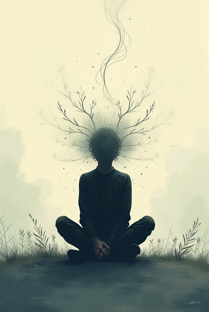 Create a cover with the title of "Emotional management"