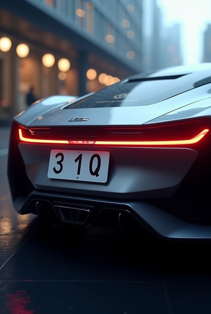 Vehicle plate that says 3Q1
