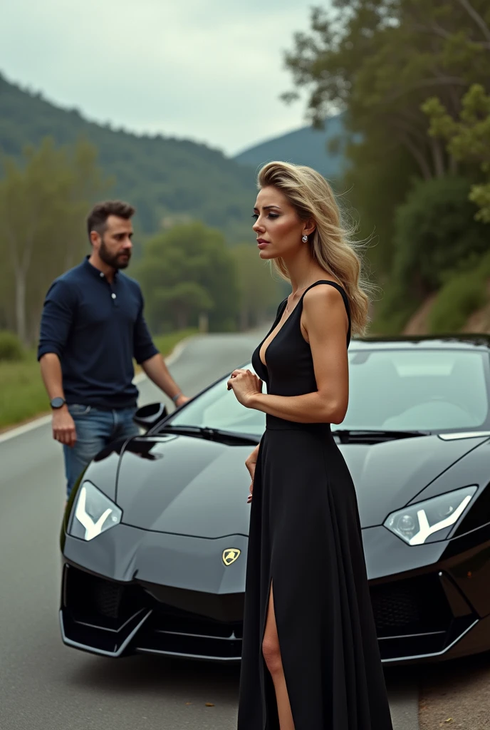 The one with her Lamborghini crying and how the man helped the 