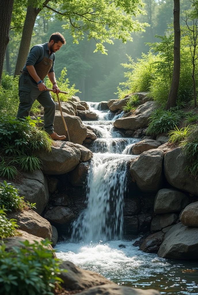 Man make Cascading in The nature