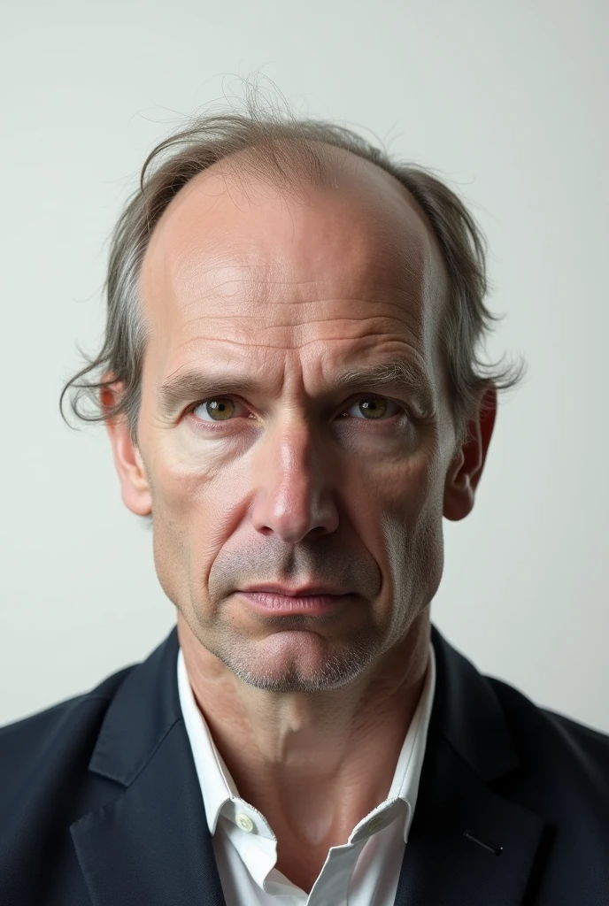 President Milei without hair on his head