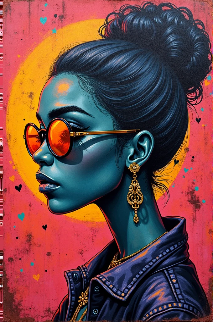 Create graffiti image with title: elevo a vibe