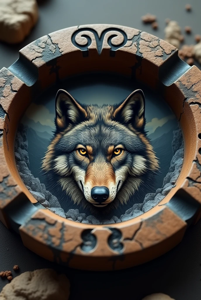 Valley of the Wolves series themed ashtray
