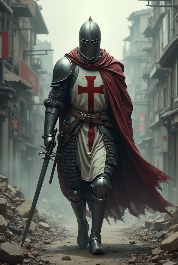 A Templar knight traveling in different times and countries, surprised that war is even more brutal than in his time. second war world in Japan,