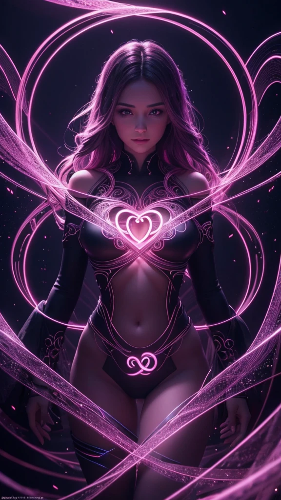 a beautiful detailed infinity symbol intertwining with a glowing heart, abstract digital art, cinematic lighting, dramatic colors, intricate details, 8k, highly detailed, photorealistic, 3d render, elegant, ethereal, mesmerizing, surreal, vibrant colors, dynamic composition, cinematic, elegant, thoughtful, emotional, visually striking