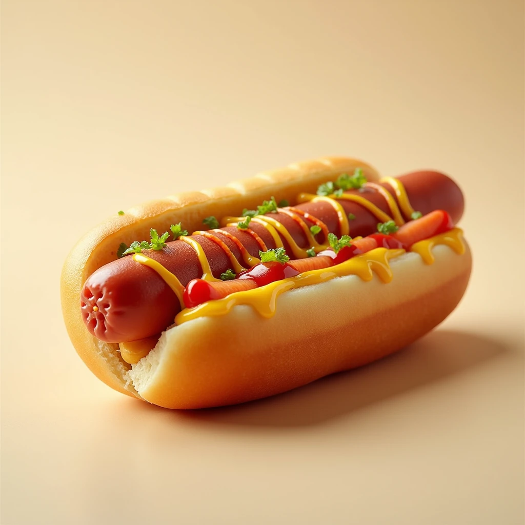 hot dog image for advertising