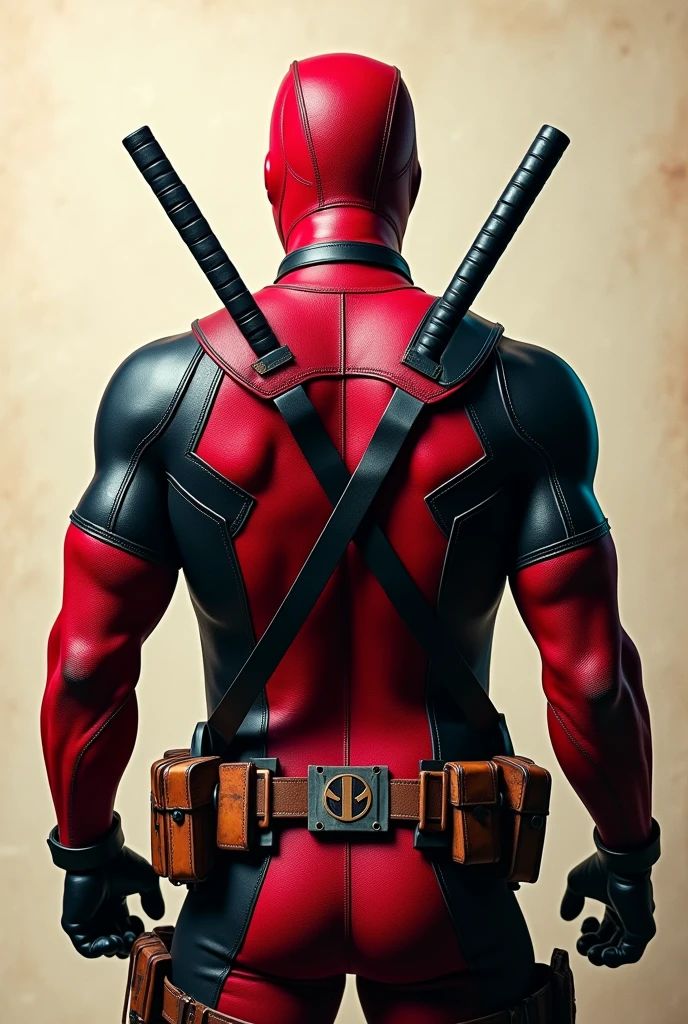 Dead Pool from back Photographed from paper but close
