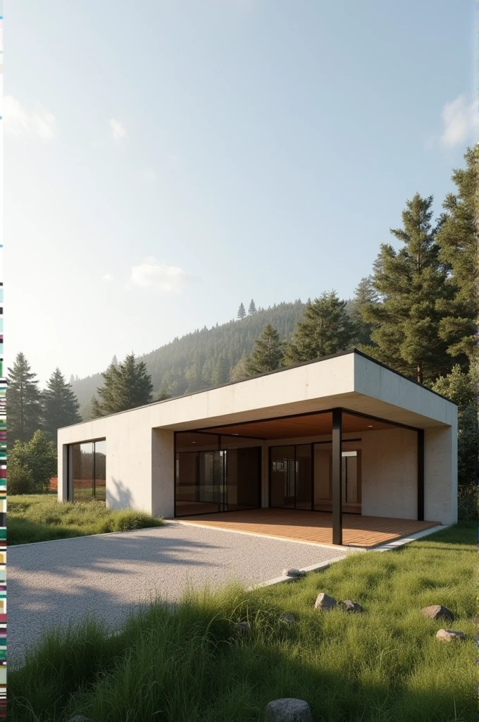 Create stables with the style and architectural features of Craig Ellwood