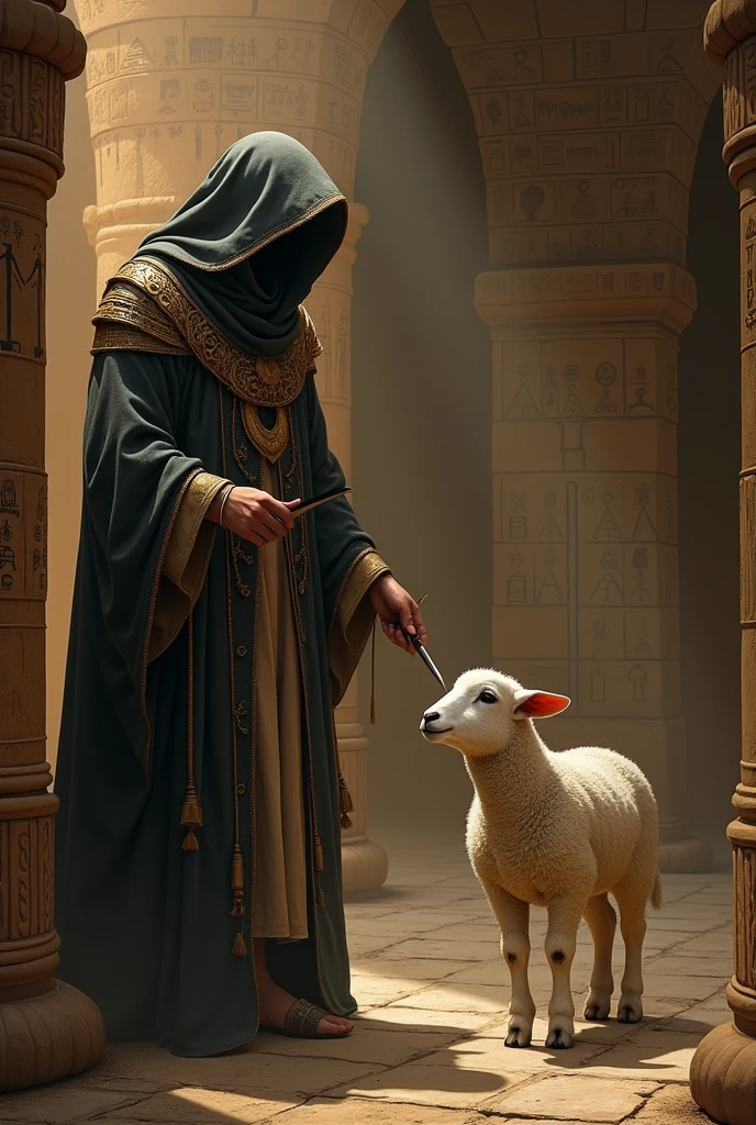 sacrifice of the lamb biblical story, Easter in Egypt