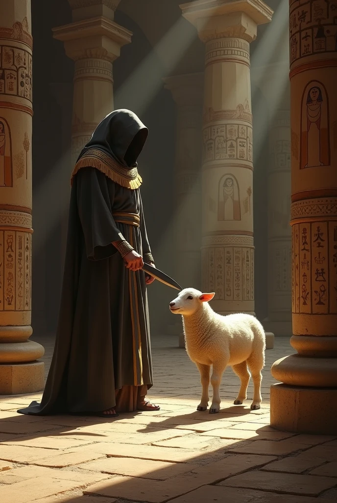 sacrifice of the lamb biblical story, Easter in Egypt