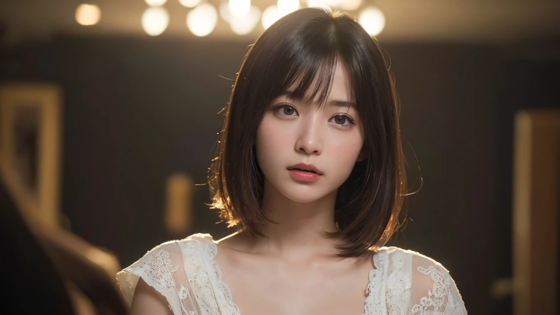 (Highest quality:1.4),(masterpiece:1.4),(Realistic:1.4),(Realistic:1.2),(超High resolution, RAW Photos:1.4),(High resolution, Very detailed:1.2),(8k:1.2),Movie Photos,a photo of a dark-haired,one person's,alone,wear ,((China dress))、((Upper Body:1.3))