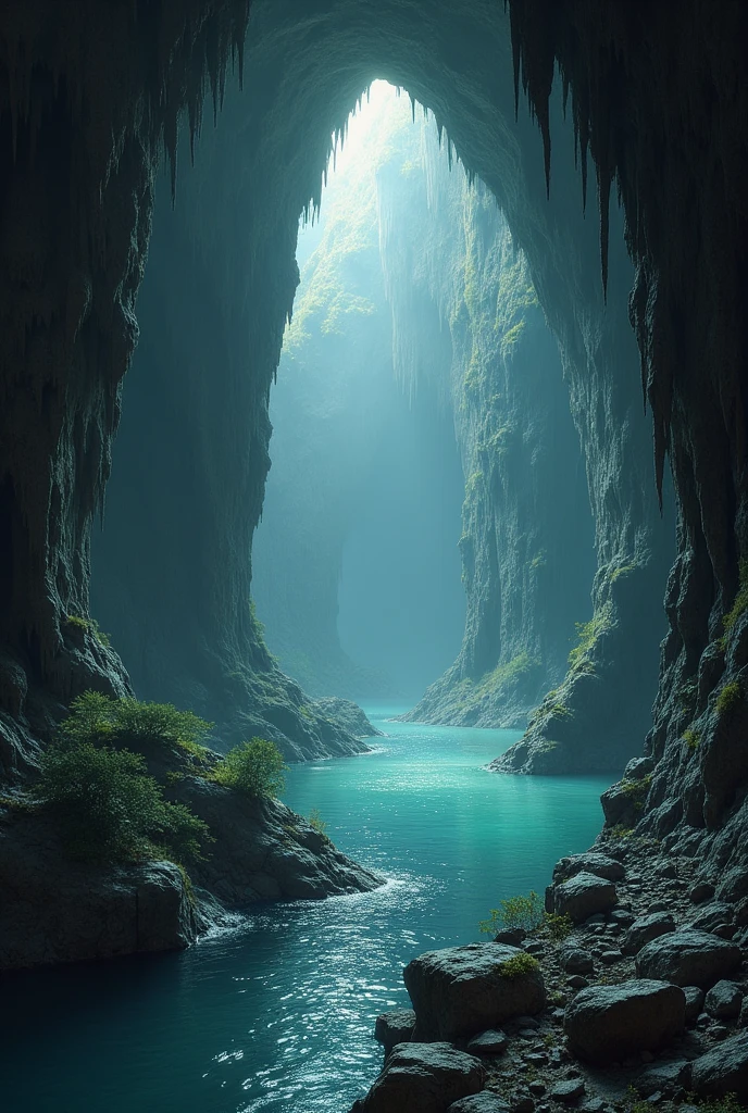 a cave