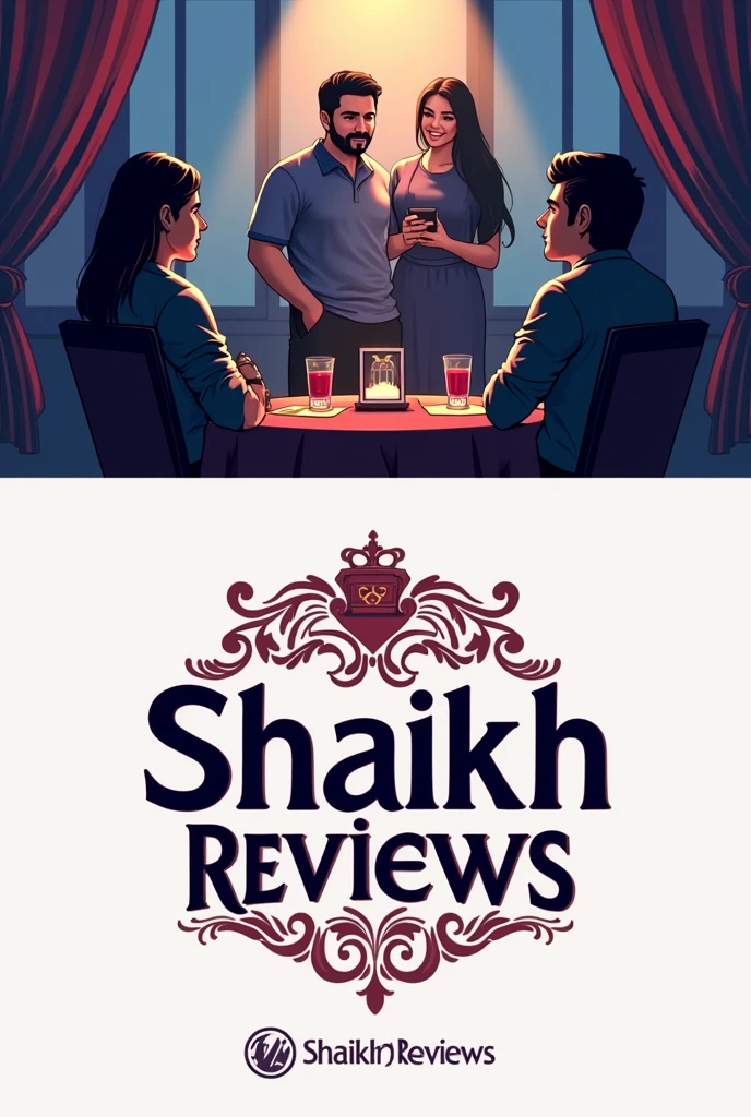 Please AI I create youtube channel on dramas review so my channel name is shaikh review kindli you create crative logo shaikh reviews name.

More