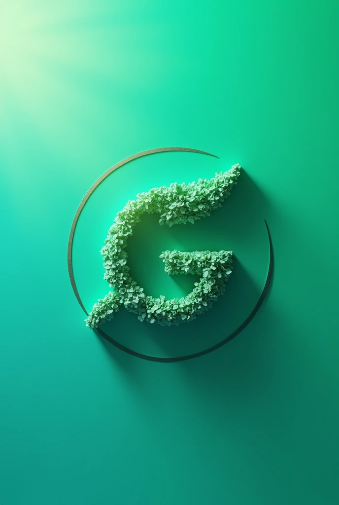 A highly detailed, photorealistic logo design, sleek and modern, featuring the Galicia bank logo and the Greenpeace foundation logo, seamlessly integrated, with a strong environmental message, vibrant green and blue color scheme, clean lines, 3D rendered, studio lighting, award-winning, intricate details