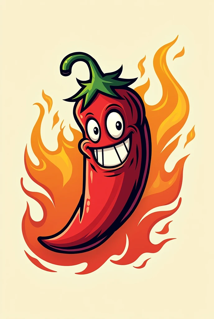 The logo of a crazy spicy