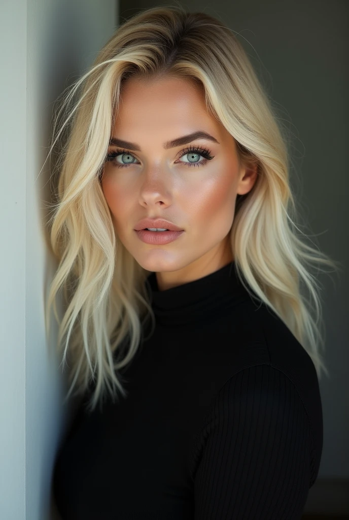 cool blonde woman
