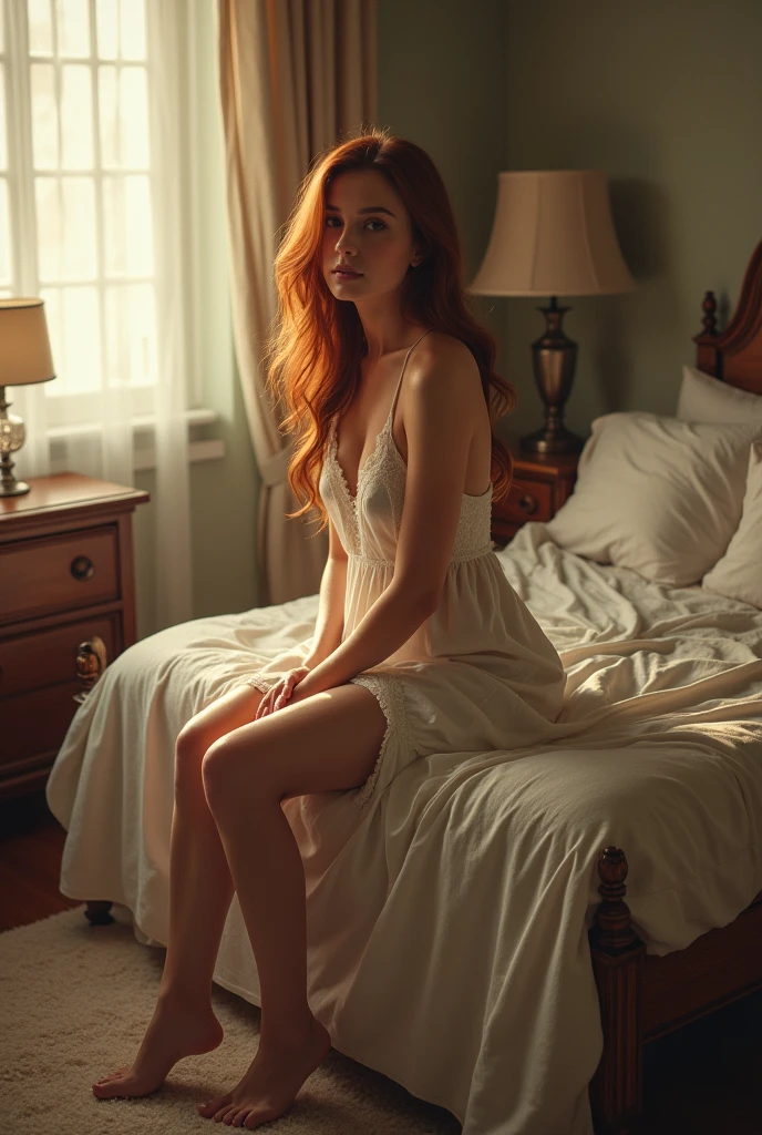 woman in bedroom