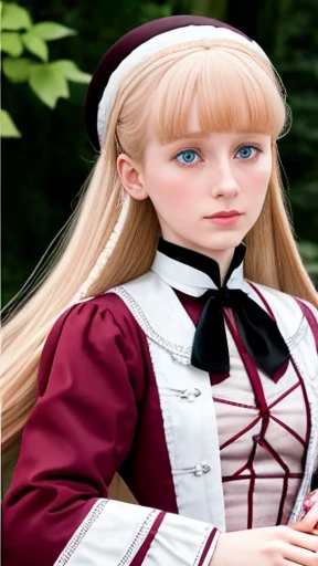 A female Ackermann focus on the character's face
