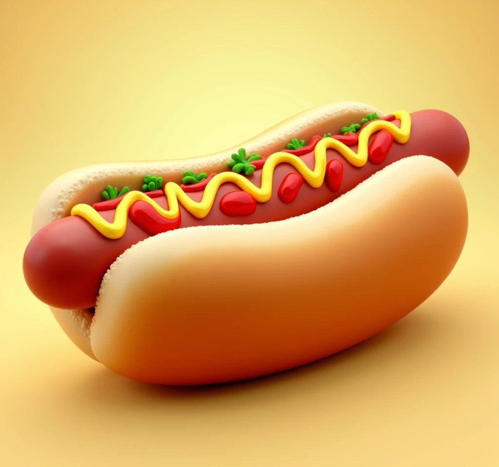 hot dog wallpaper image for advertising 