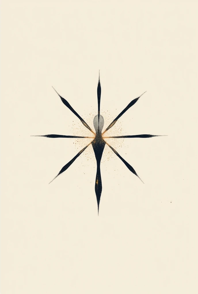 A creative logo with 7 lines of Umbanda