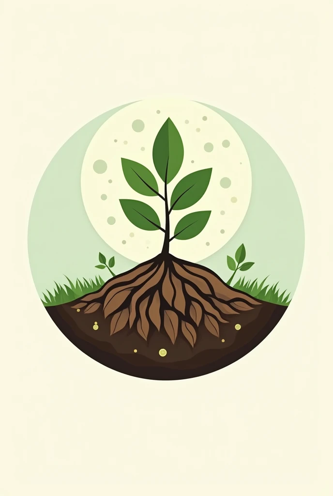 Logo for a soil laboratory shirt that works with soil fertility and microbiology analysis