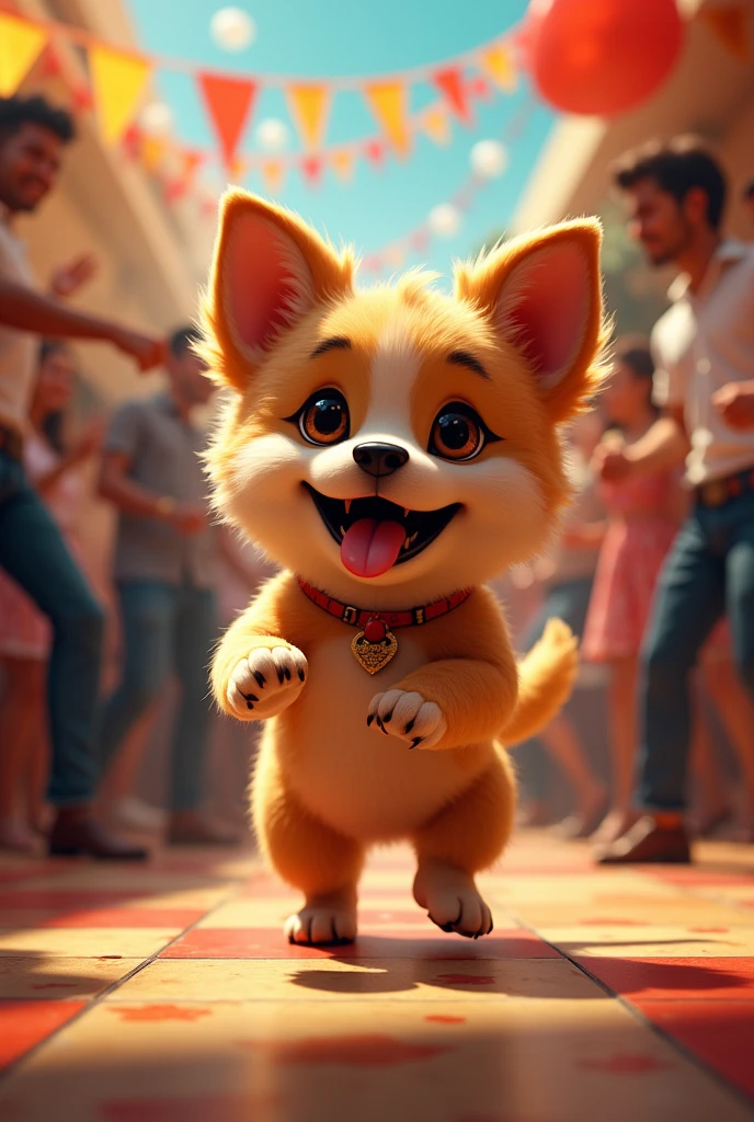 Even a dog dancing salsa
