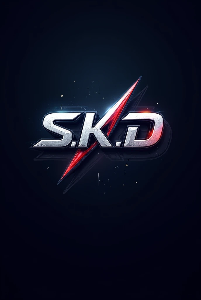 Gaming logo with the letters (s.k.D)