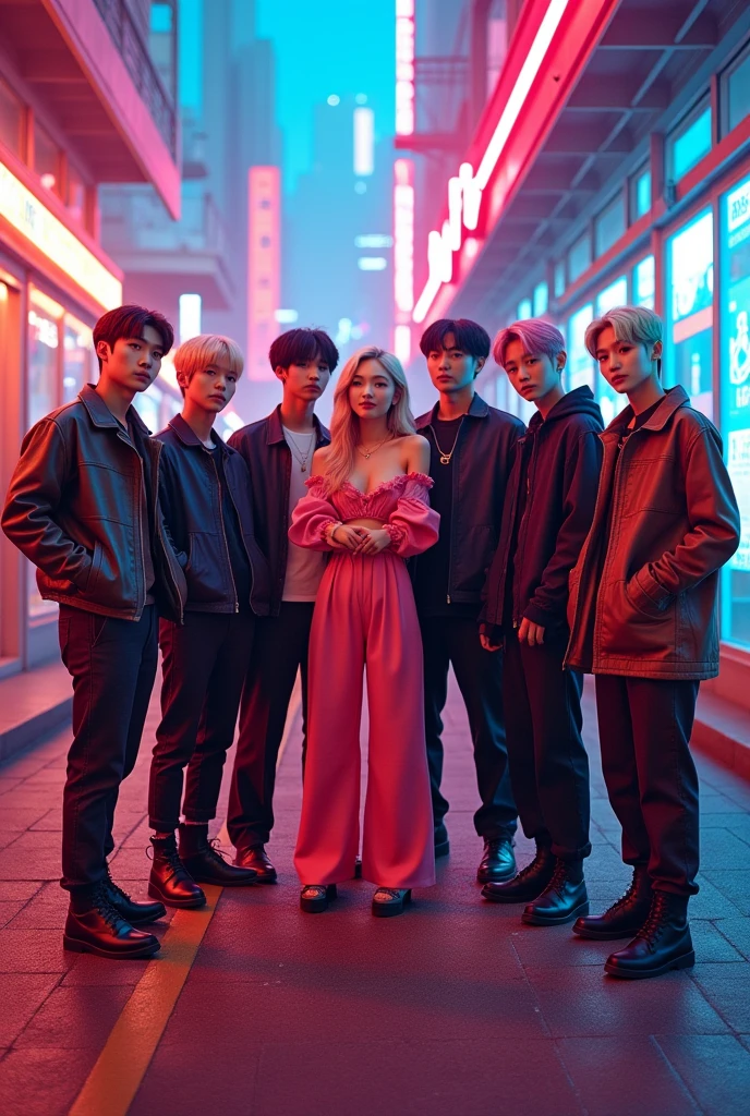 BTS y Rose de blackpink